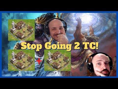 STOP GOING 2 TC VS ORANOS | Ranked 1v1 Oranos vs Poseidon #aom #ageofempires