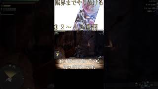 【切り抜き】限界までやり続けるMONSTER HUNTER WORLD：ICEBORNE 不可解な言動その3 #shorts