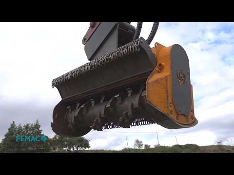 FEMAC - T15 DF160 REV - TRINCIATRICE IDRAULICA - HYDRAULIC MULCHER