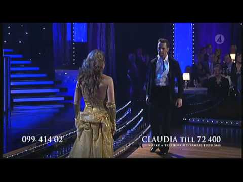 Claudia Galli och Tobias Wallin - showdans - Let’s Dance (TV4)