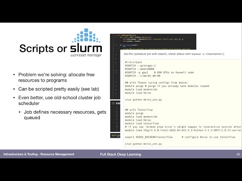 Resource Management (4) - Infrastructure & Tooling - Full Stack Deep Learning