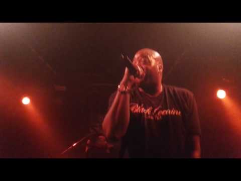 M.O.P. Germany-Tour Nürnberg Billy Danze: "Hip Hop speech and by the way - Fuck Donald Trump"