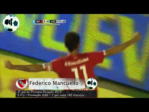 Gol Federico Mancuello - Independiente 1 Vs Arsenal 0 - Primera División 2015