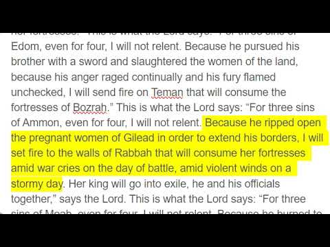 Amos 1 - 3