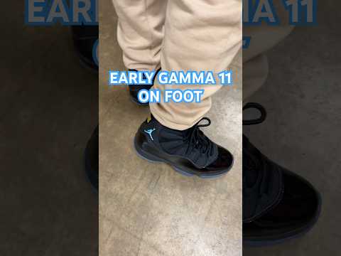 2025 Jordan 11 Gamma Blue | Early On-Foot Look 👟🔥#jordans #jordan11gammablue #onfoot #jumpman