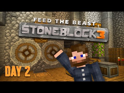 StoneBlock 3 Minecraft Modpack | Day 2 Stream