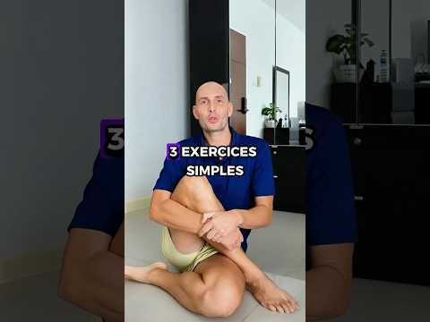 3 exercices simples pour des hanches souples et sans douleurs - dis moi lequel est ton préféré 👉
