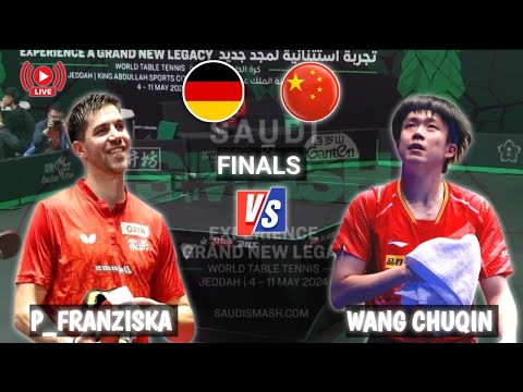 Finals Wang Chuqin vs Patrick Franziska WTT Saudi Smash 2024