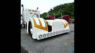 Custom fiberglass on semi truck rearends
