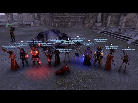 Target Dummies -  Cloudrest HM No Death - 127755 Score - Gryphon Heart - Summerset