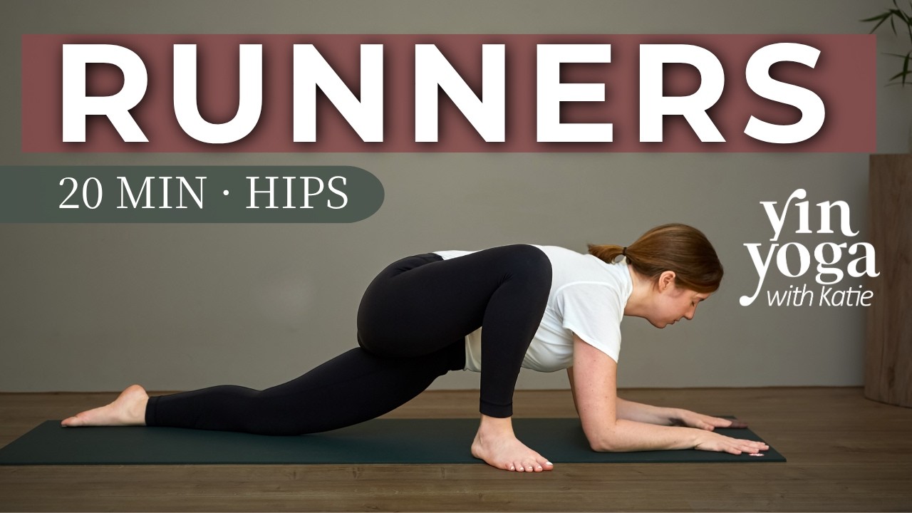 Tight Hips After Running — Yin Yoga class, 23 minutes