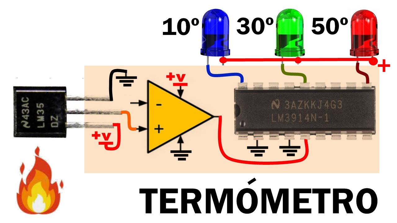 Como hacer un Termómetro que pueda medir de 0ºC a 50ºC
