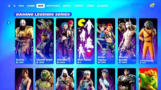 Every GAMING LEGENDS Series Skins & Items in Fortnite
