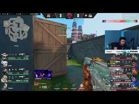 Tarik reacts to PRX team comp on MAP POINT