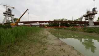 preview picture of video 'varo del nuovo ponte ad Ostellato'