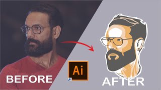 Illustrator Tutorial For Beginners| man face clipart