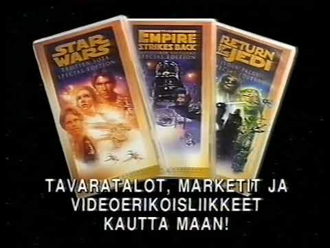 Tähtien sota -trilogia Special Edition - Nyt videona | TV-mainos