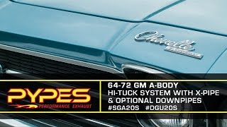 Street-Pro Crossmember-Back Hi-Tuck Exhaust System 1964-1972 GM A-Body - Street-Pro Mufflers - video thumbnail 2