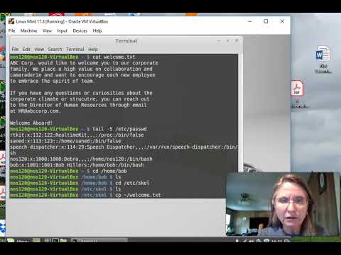 Using the Default Skeleton Directory, /etc/skel