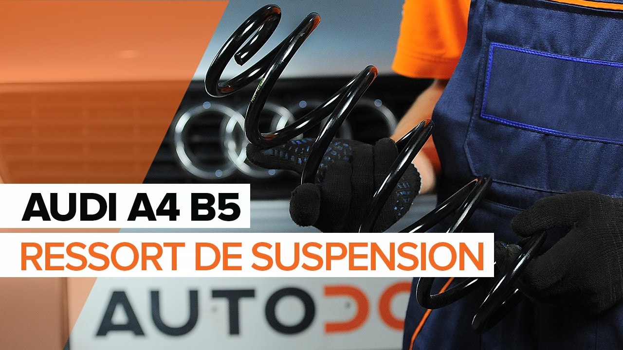 Comment changer : ressort de suspension avant sur Audi A4 B5 Avant - Guide de remplacement