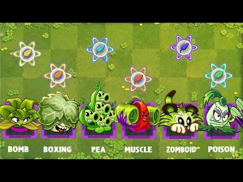 Pvz 2 Gameplay - Which Super Plants Can Rhubarbarian Defeat ? - Plant Vs Plant