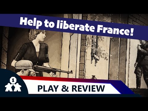 Help to liberate France! | In the Shadows solo play and review | One Stop Co-Op Shop
