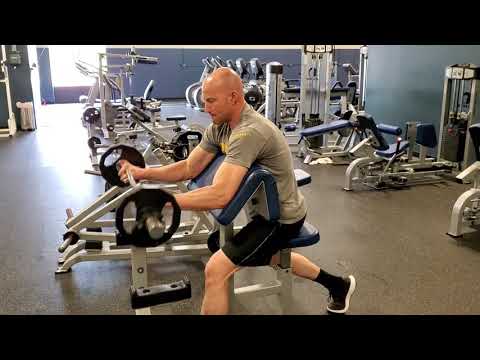 EZ bar Reverse Grip Preacher Curl
