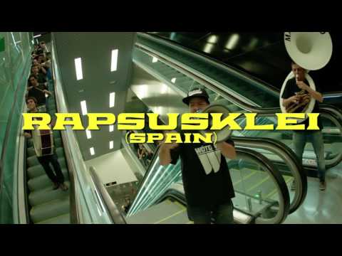 RAPSUSKLEI, WöYZA, L U C REBEL BABEL   MANIFEST ONE SHOT FLASH MOB BCN