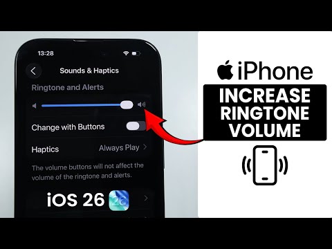 [iOS 26] How to Increase Ringtone Sound on iPhone - Make Ringer Volume Louder