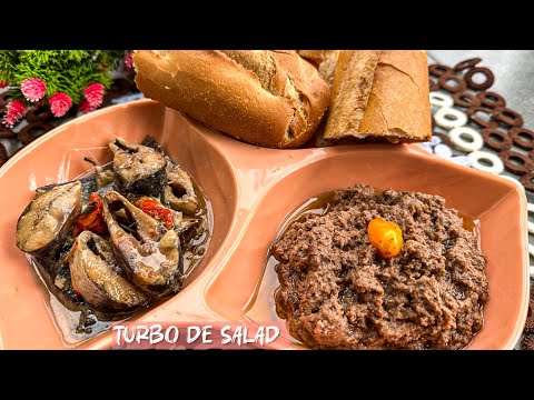 TURBO DE SALAD RECIPE (GROUNDNUT PASTE & SARDINES) | CAMEROONIAN 🇨🇲 STREET FOOD