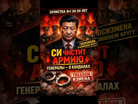 АРМИЯ КИТАЯ ПОД УДАРОМ 🇨🇳 Зачистка, которой не было 50 лет!
