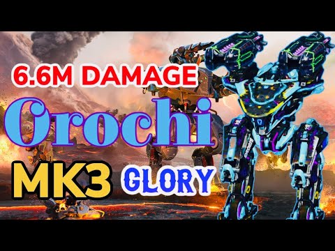 Max Power MK3 Orochi  Glory | insane 6.6 Million Damage | War robot Gameplay