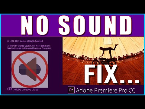 No sound in premiere pro | CC 2019 | CC 2020 | Solved