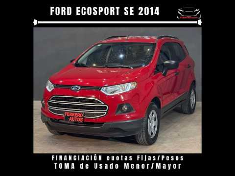 Se Vende: Ford EcoSport SE 2014 - FERRERO Automotores Oncativo (Provincia de Córdoba)