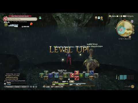 FINAL FANTASY XIV SOLO PLAYTHROUGH #115: FISHER LEVEL 30 GRIND & CLASS QUEST