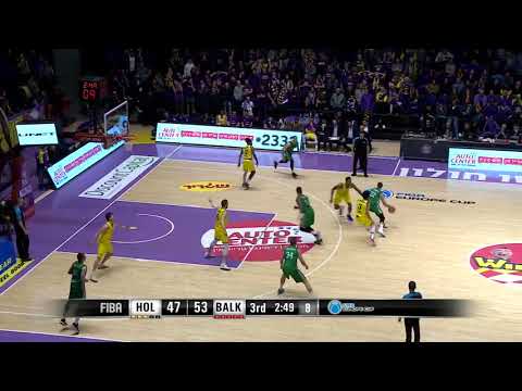 Kris Minkov with 8 Points vs  UNET Holon, FIBA Europe Cup, Round of 16
