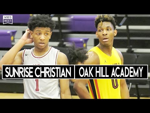 Kennedy Chandler and Sunrise Christian Faced Off vs MJ Rice and Oak Hill Academy! 🔥