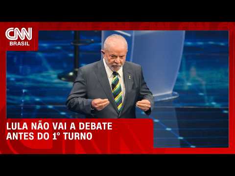 Veja quais os motivos de Lula não ir a último debate antes de 1° turno | CNN 360°