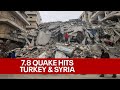 Powerful 7 8 Magnitude Quake Rocks Turkey And Syria Killing More Than 1 500