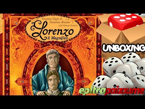 Lorenzo il Magnifico Houses of Renaissance - Unboxing Video (EN) by Epitrapaizoume