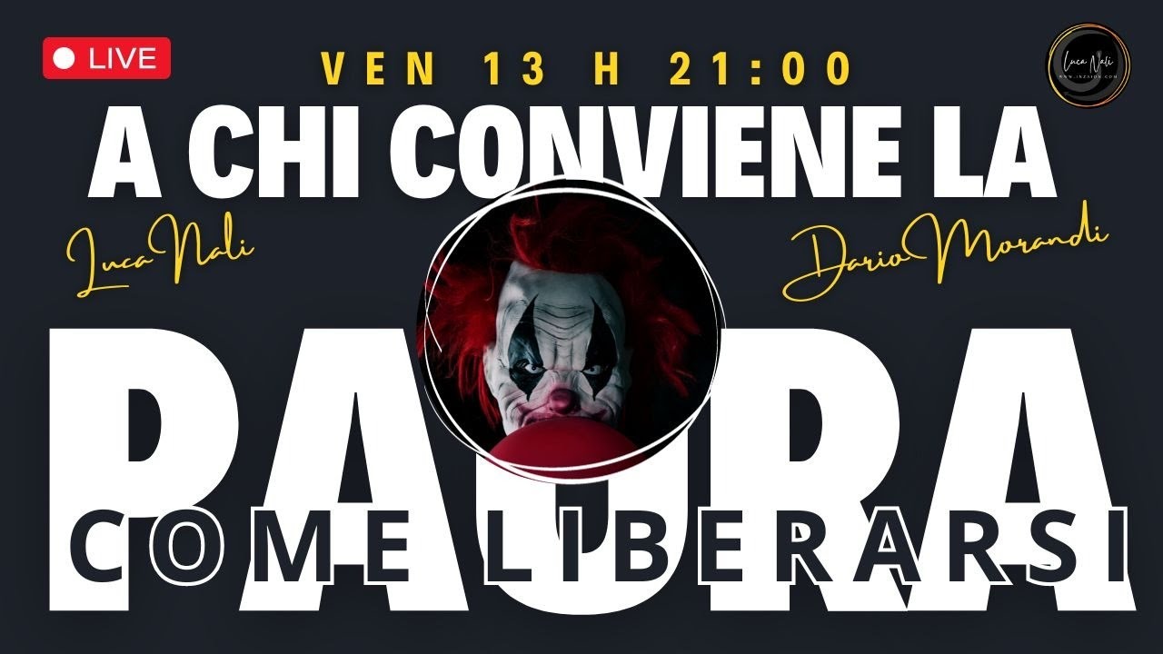 A CHI CONVIENE LA PAURA - COME LIBERARSI. Luca Nali Dario Morandi