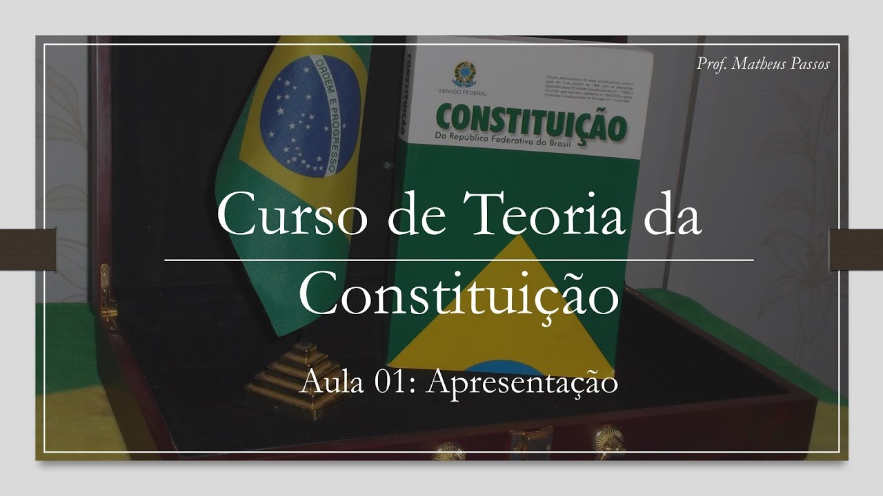 Teoria da Constituição — Apresentação