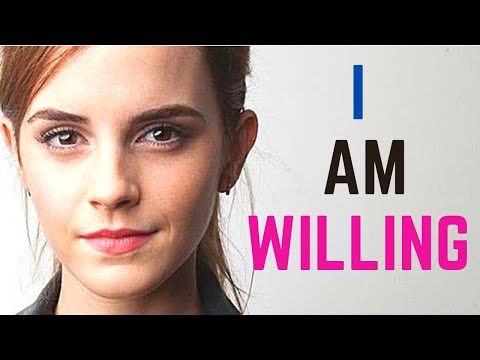I AM WILLING - Emma Watson Powerful Affirmations ( #motivation #youtubeshorts #youtube #emmawatson )