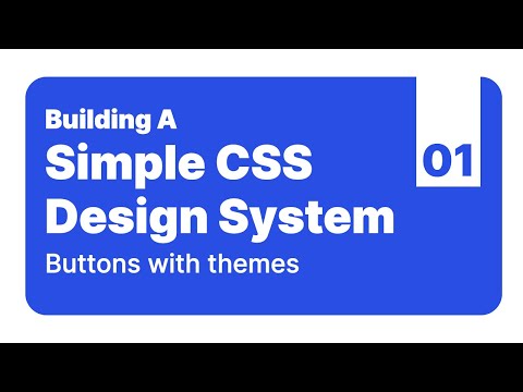 Simple Design System using SCSS