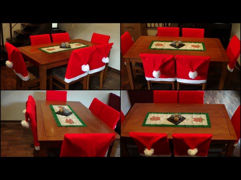 Capa Natalina para cadeiras