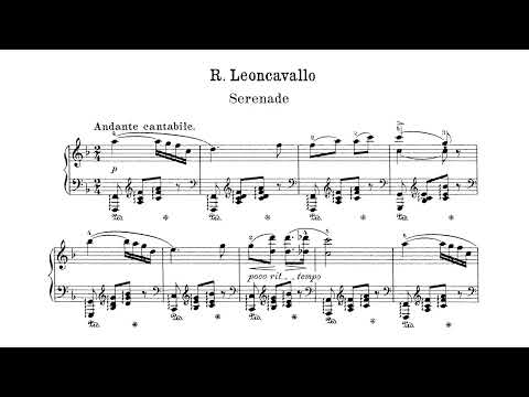 Ruggiero Leoncavallo: Sérénade - Ingrid Carbone, piano