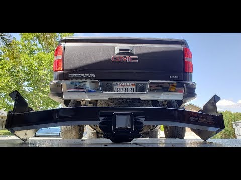 GMC Sierra - Trailer hitch install