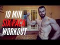 10 Min Six Pack Abs Workout At Home - Follow Along (No Equipment)