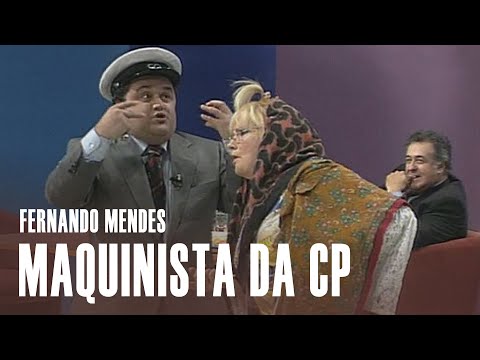 MAQUINISTA DA CP | Fernando Mendes | COM PESO E MEDIDA | RTP | Teatro Revista | Florbela Queiroz
