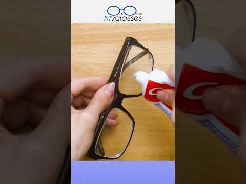 How To Fix The Scratches On Glasses? #shorts